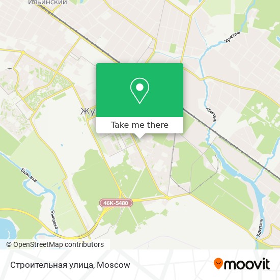 Строительная улица map