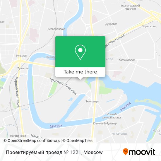 Проектируемый проезд № 1221 map