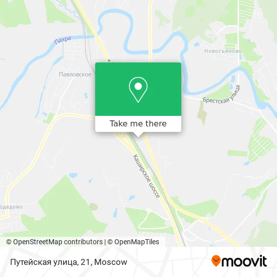 Путейская улица, 21 map