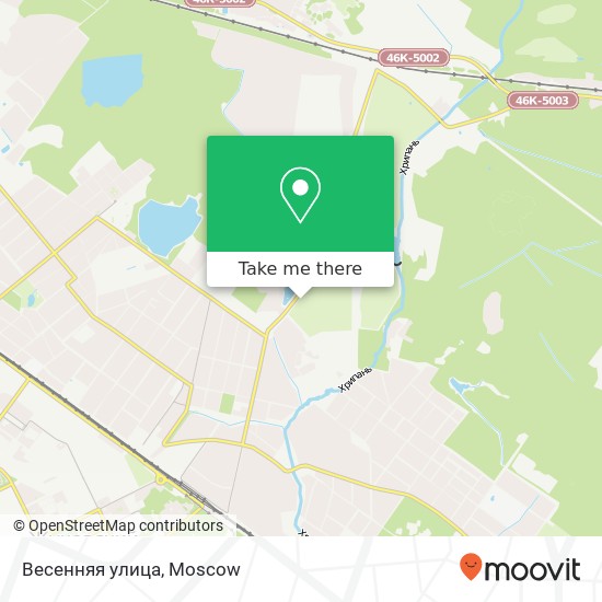 Весенняя улица map