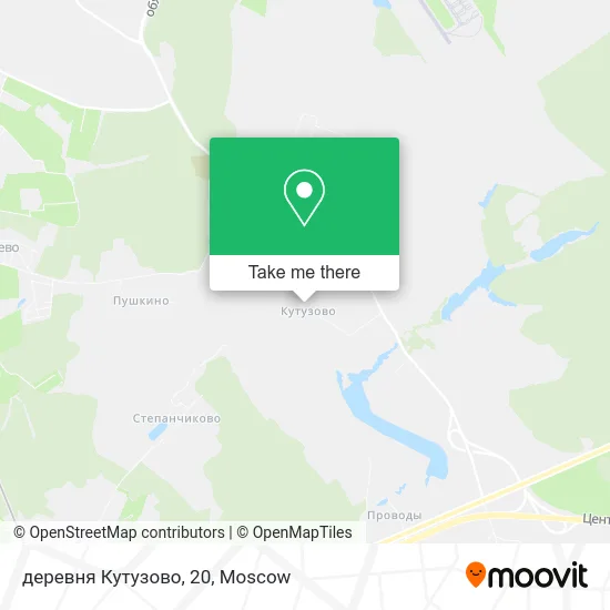 деревня Кутузово, 20 map