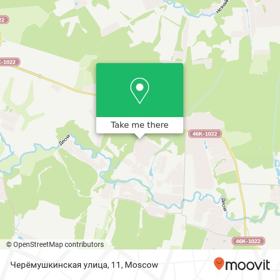 Черёмушкинская улица, 11 map