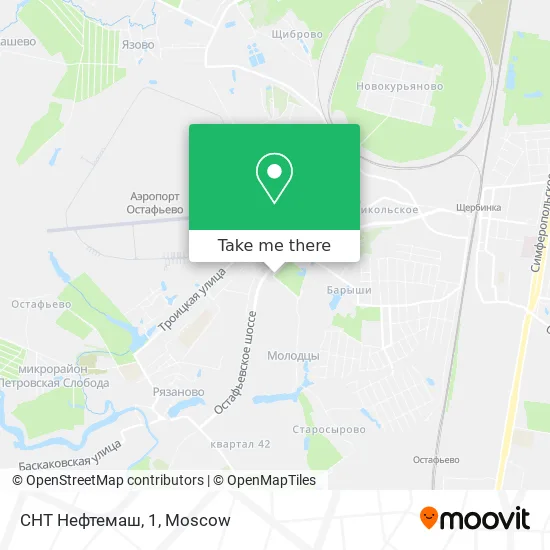 СНТ Нефтемаш, 1 map