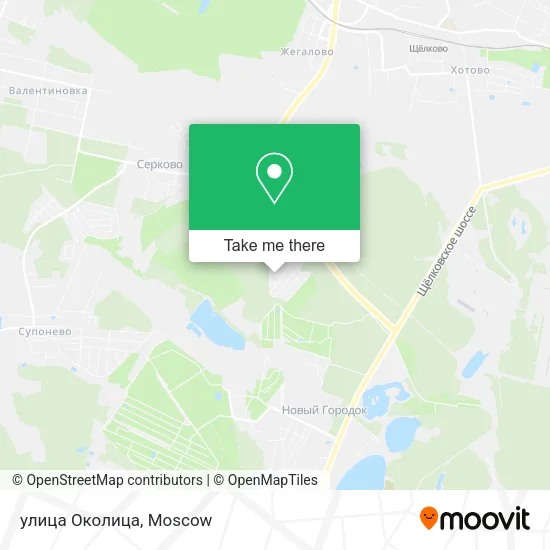 улица Околица map