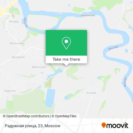 Радужная улица, 23 map