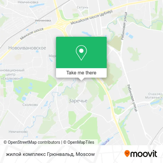 жилой комплекс Грюнвальд map