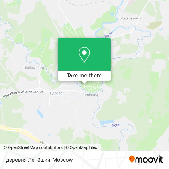 деревня Лепёшки map