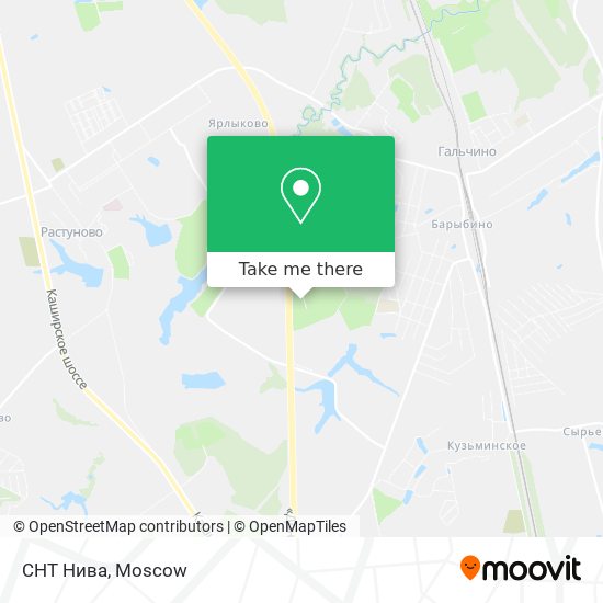 СНТ Нива map