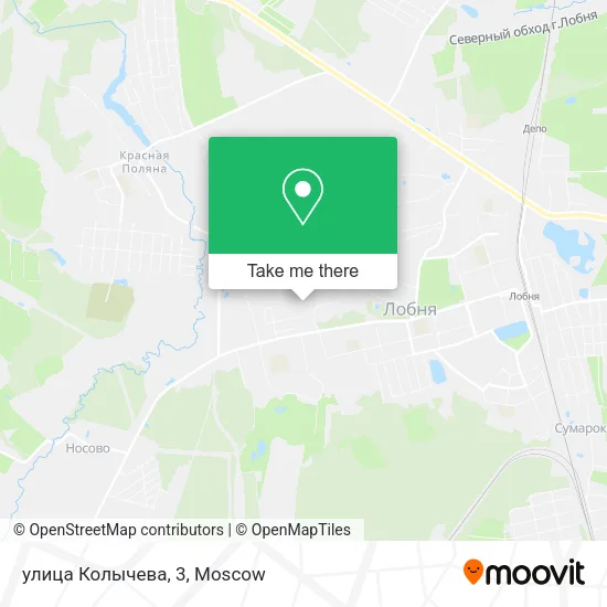 улица Колычева, 3 map