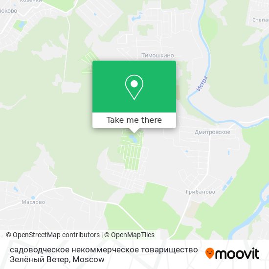 садоводческое некоммерческое товарищество Зелёный Ветер map