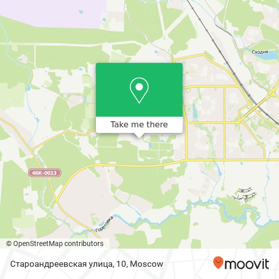 Староандреевская улица, 10 map