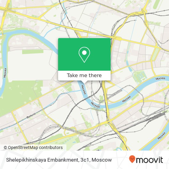 Shelepikhinskaya Embankment, 3с1 map