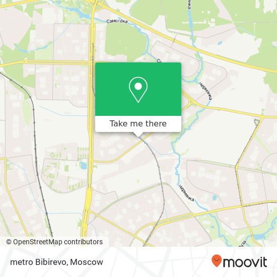 metro Bibirevo map