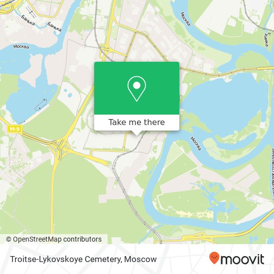 Troitse-Lykovskoye Cemetery map