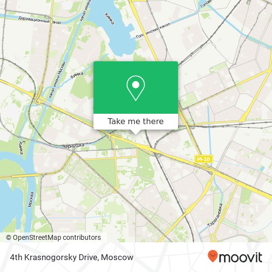 4th Krasnogorsky Drive map