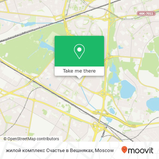 жилой комплекс Счастье в Вешняках map