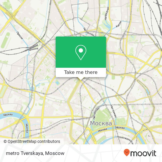 metro Tverskaya map