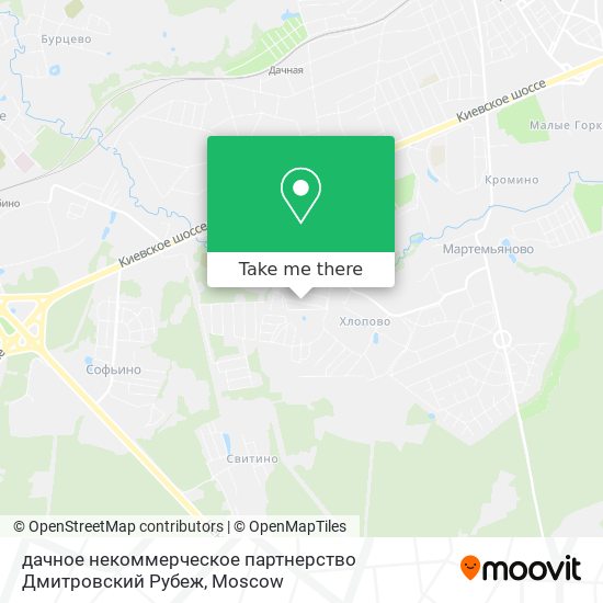 дачное некоммерческое партнерство Дмитровский Рубеж map