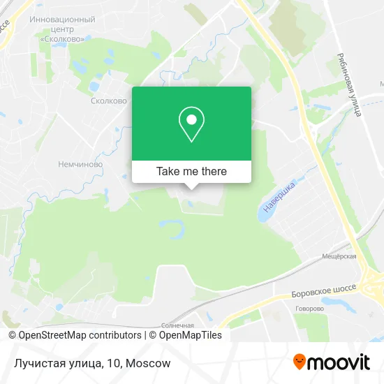 Лучистая улица, 10 map