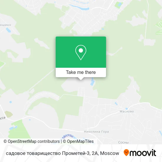 садовое товарищество Прометей-3, 2А map