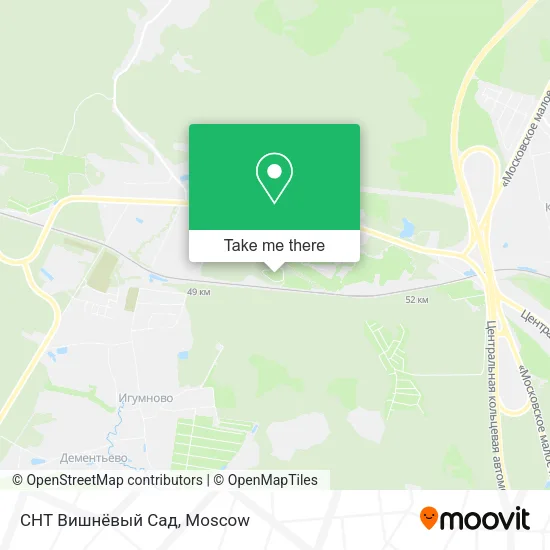 СНТ Вишнёвый Сад map