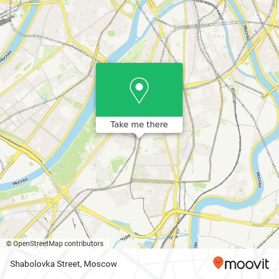Shabolovka Street map