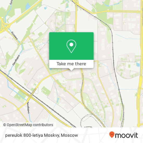 pereulok 800-letiya Moskvy map
