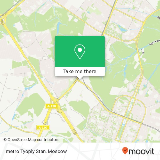metro Tyoply Stan map