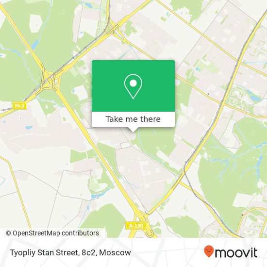 Tyopliy Stan Street, 8с2 map