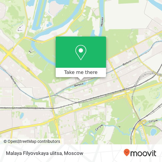 Malaya Filyovskaya ulitsa map