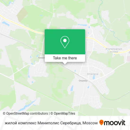 жилой комплекс Миниполис Серебрица map