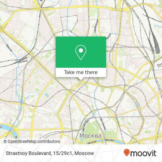 Strastnoy Boulevard, 15/29с1 map