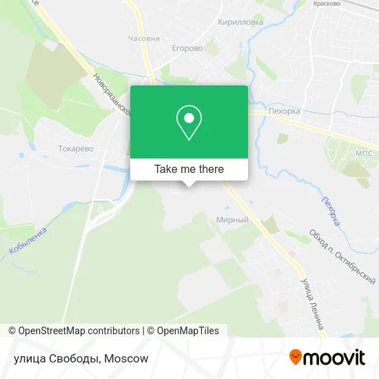 улица Свободы map
