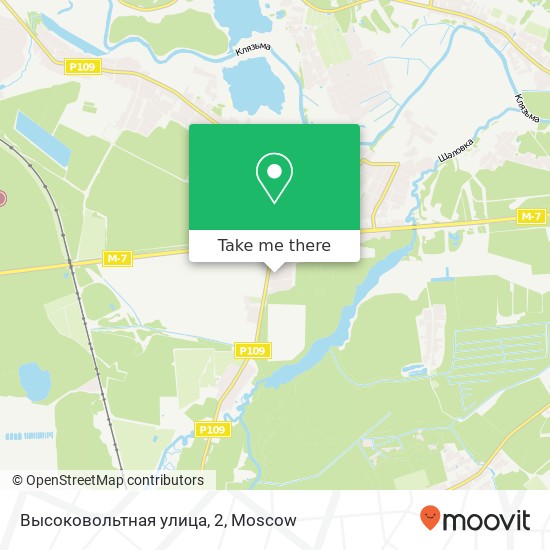 Высоковольтная улица, 2 map