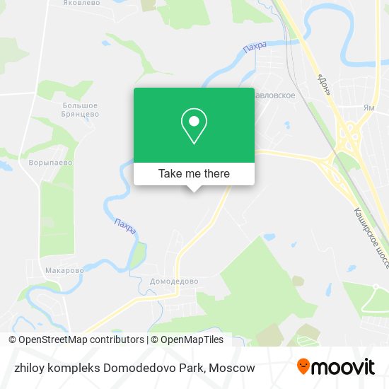 zhiloy kompleks Domodedovo Park map