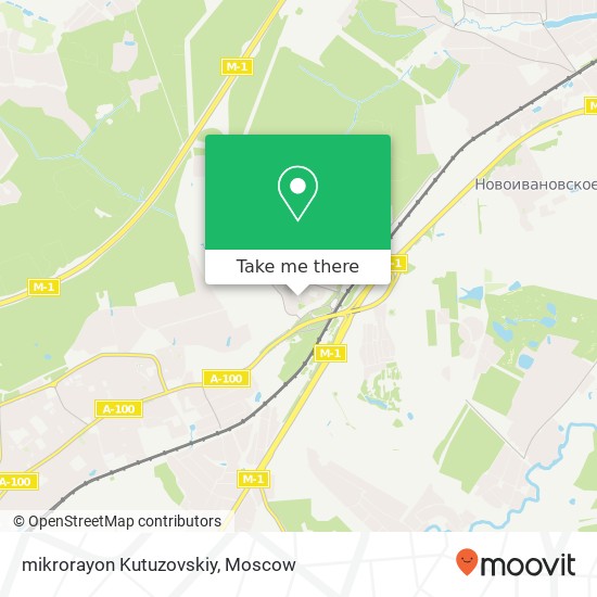 mikrorayon Kutuzovskiy map