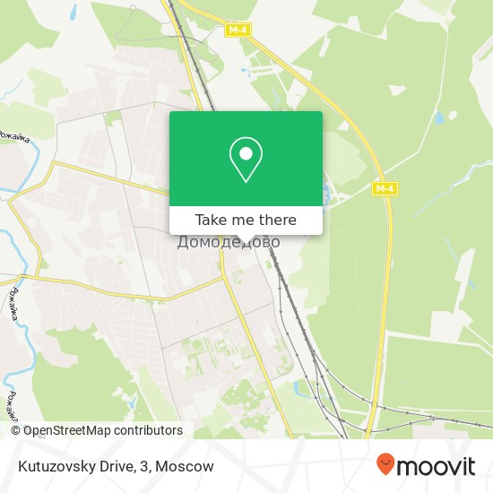 Kutuzovsky Drive, 3 map