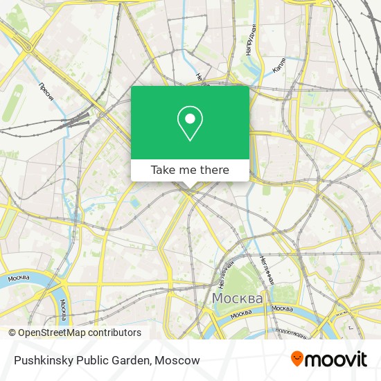 Pushkinsky Public Garden map