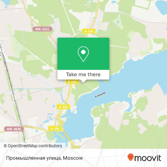 Промышленная улица map