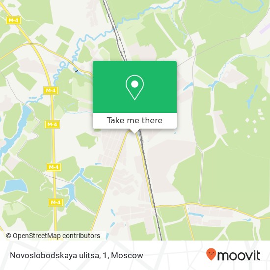 Novoslobodskaya ulitsa, 1 map