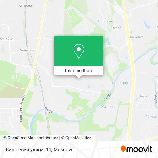 Вишнёвая улица, 11 map