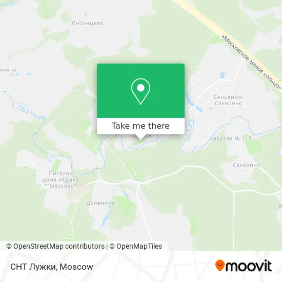 СНТ Лужки map