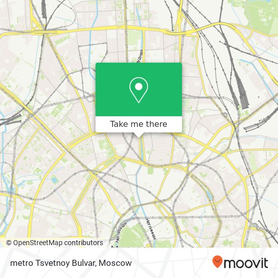 metro Tsvetnoy Bulvar map