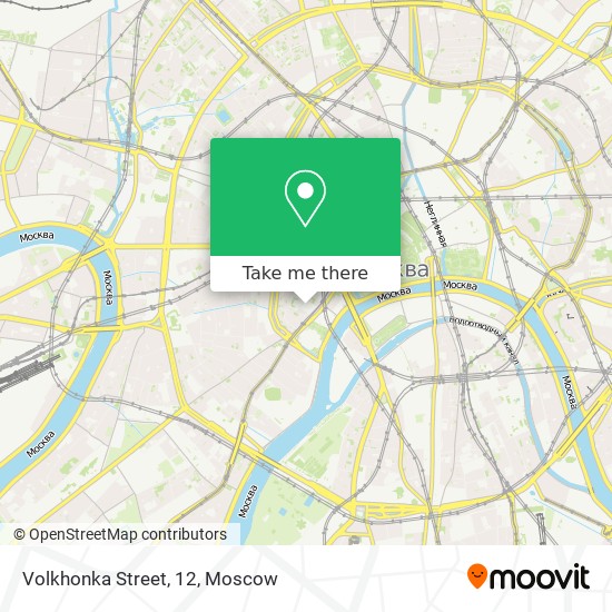 Volkhonka Street, 12 map