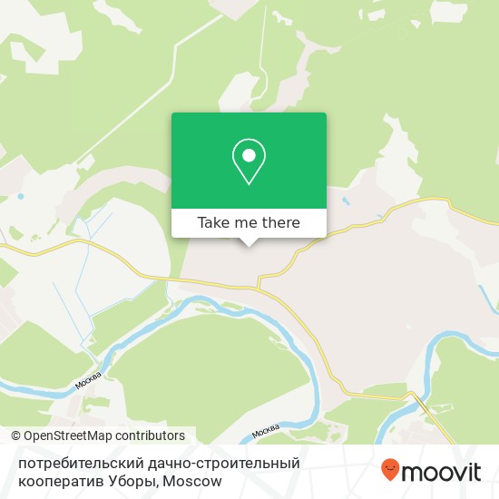 потребительский дачно-строительный кооператив Уборы map