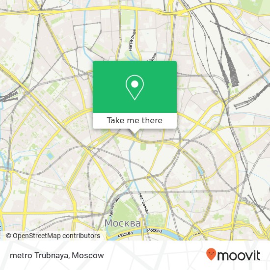 metro Trubnaya map