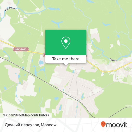 Дачный переулок map