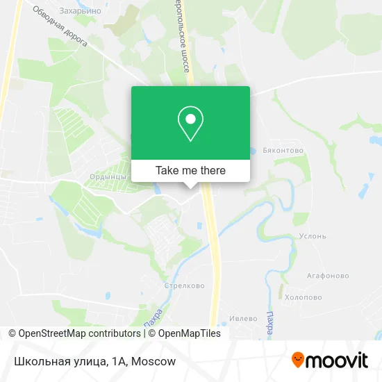 Школьная улица, 1А map