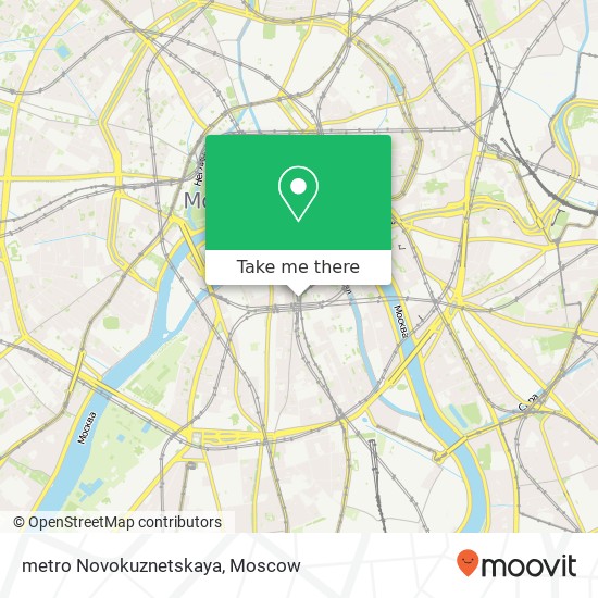 metro Novokuznetskaya map