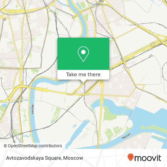 Avtozavodskaya Square map